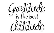Gratitude is the Best Attitude