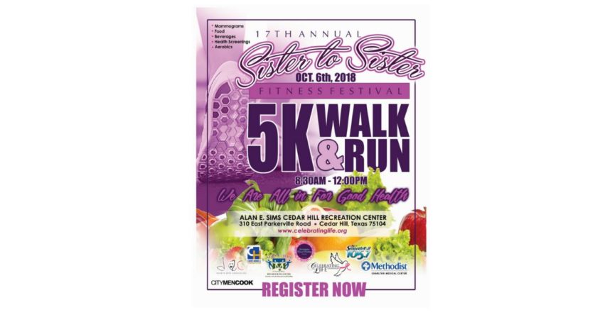 17th Sister to Sister Fitness Festival 5k Walk-Run 2018