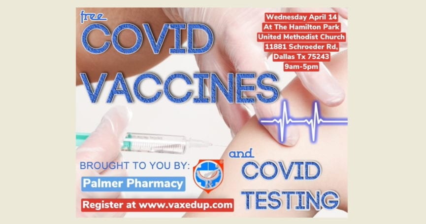 Free COVID-19 Vaccines and Testing April 14, 2021